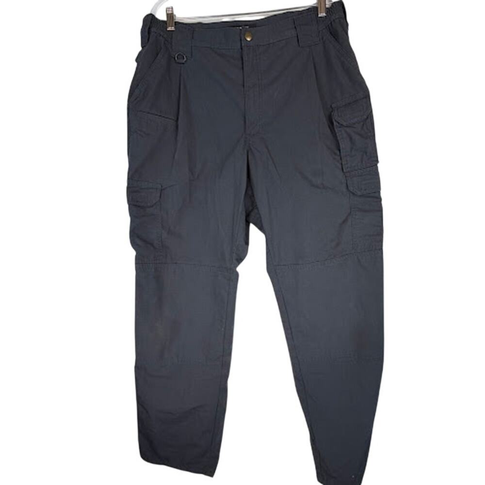 5.11 Tactical Taclite Pro Pants Men‎ 38x34 Black Ripstop Cargo Work Utility Duty